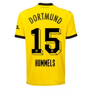 Borussia Dortmund Mats Hummels #15 Replika Hjemmebanetrøje 2023-24 Kortærmet